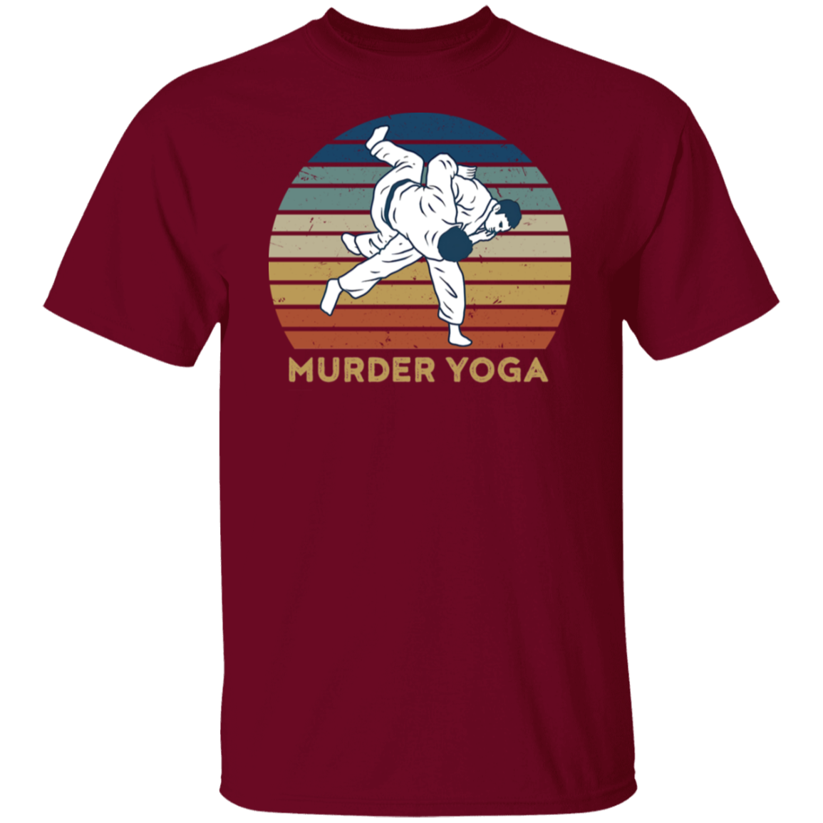 G500 5.3 oz. T-Shirt Murder Yoga Shirt - ID15102411