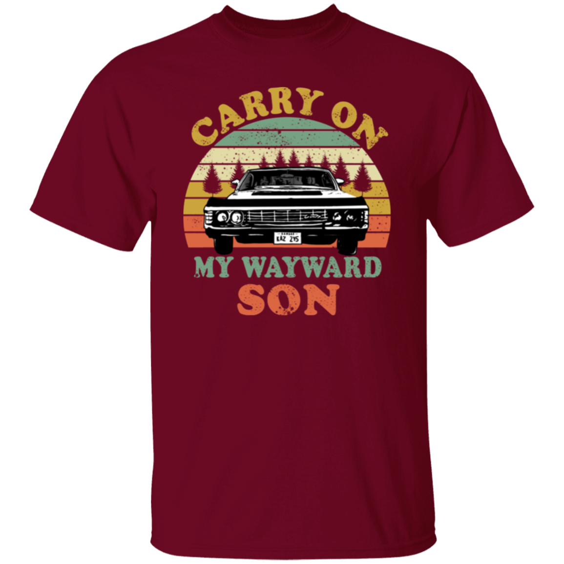Supernatural Carry On My Wayward Son T-Shirt - leleart