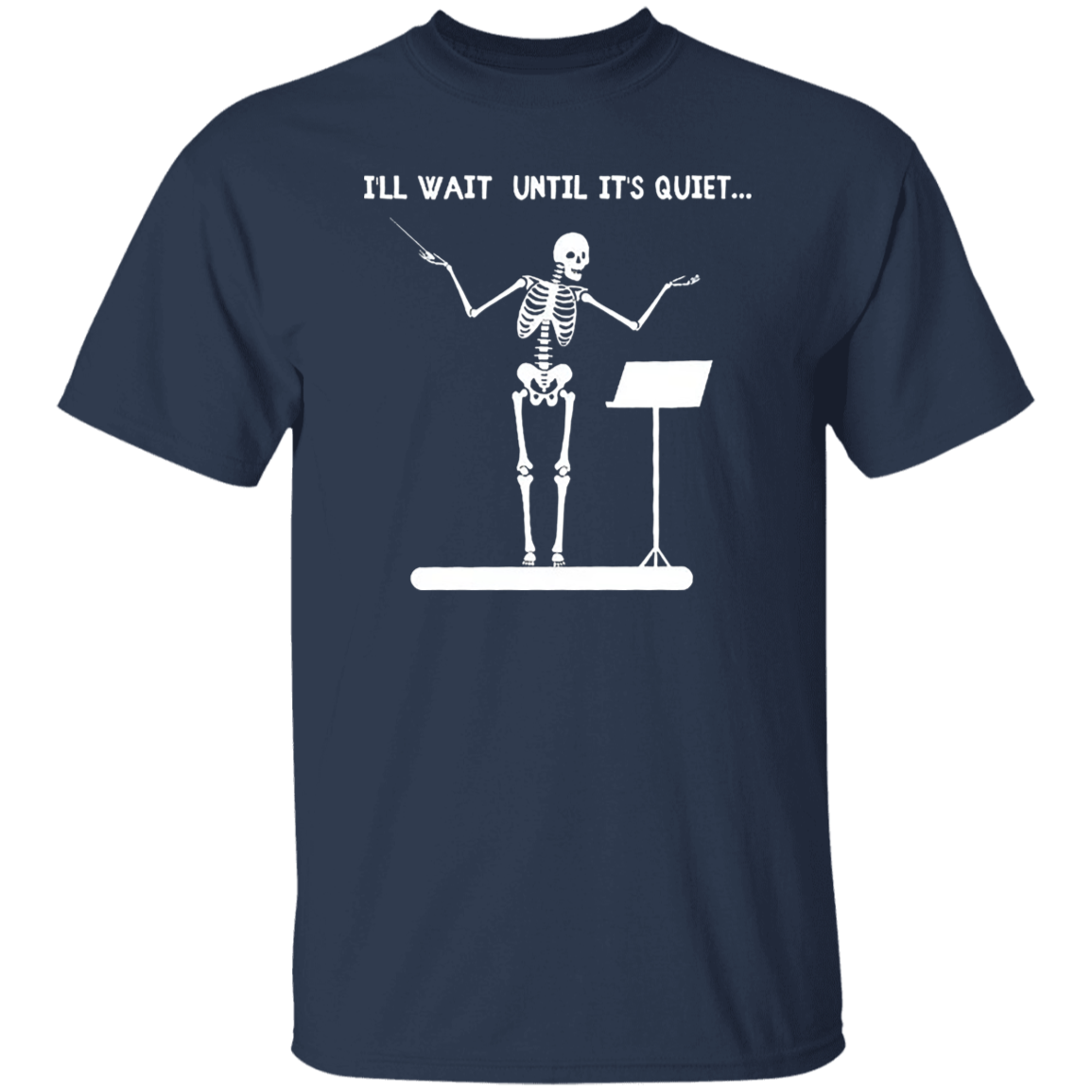 I'll Wait Until It's Quiet Teacher Vintage T-Shirt