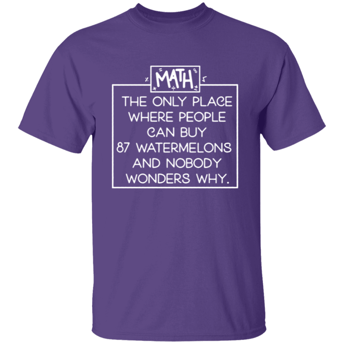 Math The Only Place Where People Can Buy Teacher Vintage Unisex T-Shirt - letter