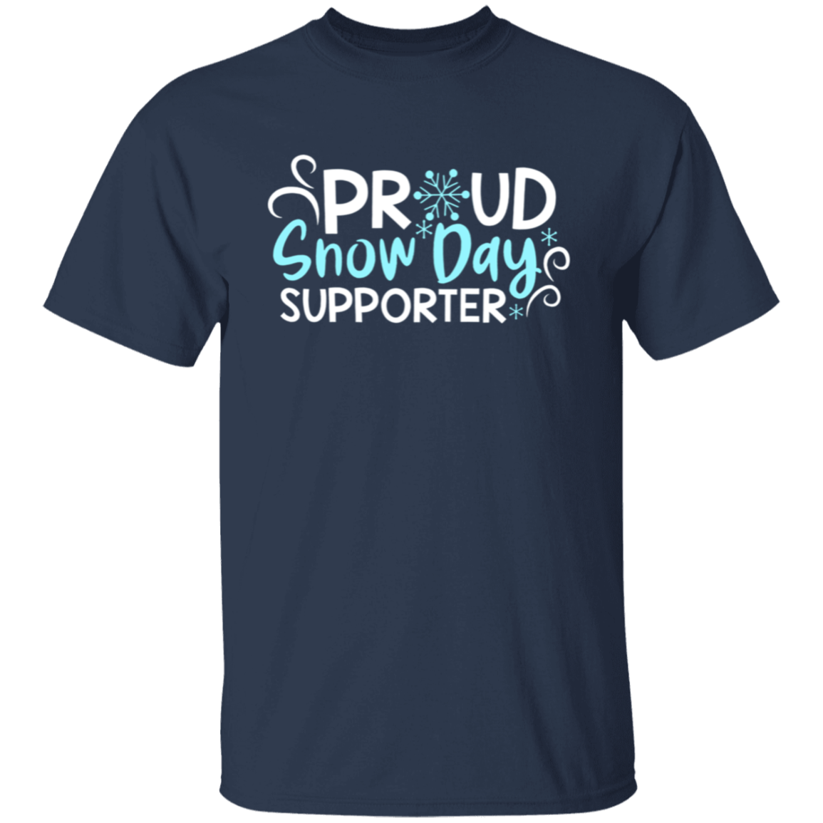 Proud Snow Day Supporter Teacher Vintage T-Shirt