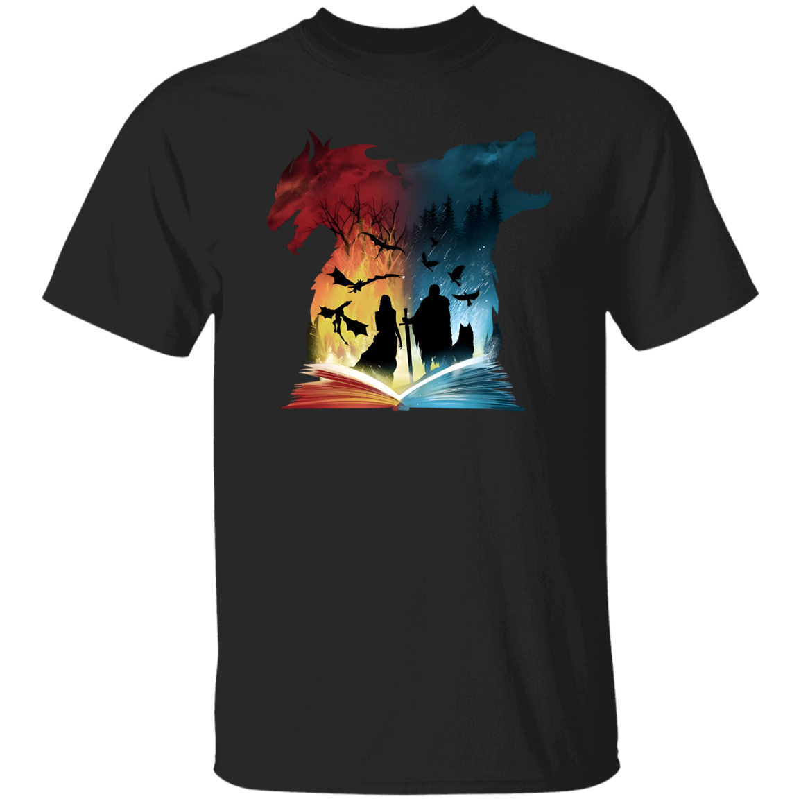 Games Of Thrones Jon Snow And Daenerys Vintage T-Shirt