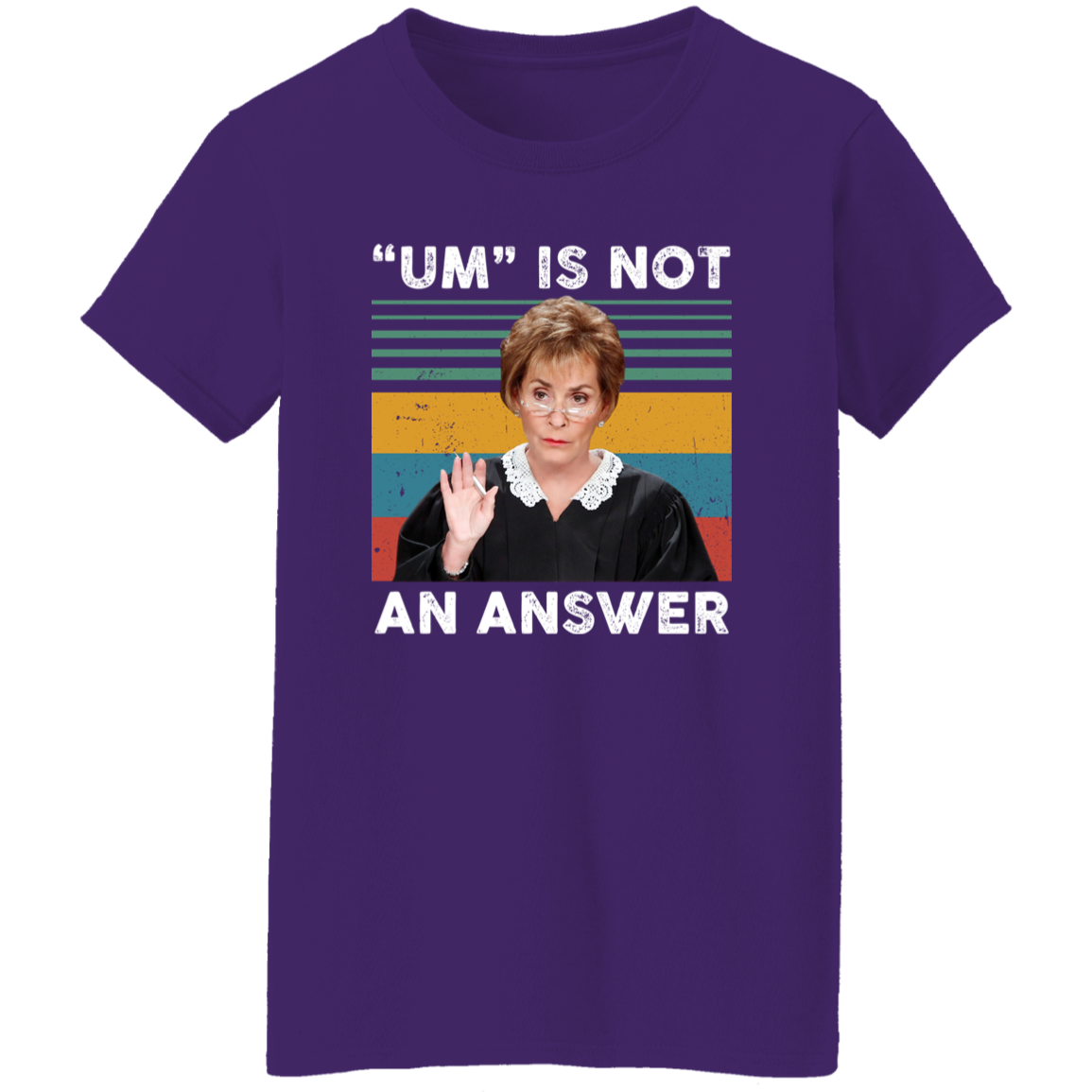 Um Is Not An Answer Vintage Sunset T-Shirt - WOMEN