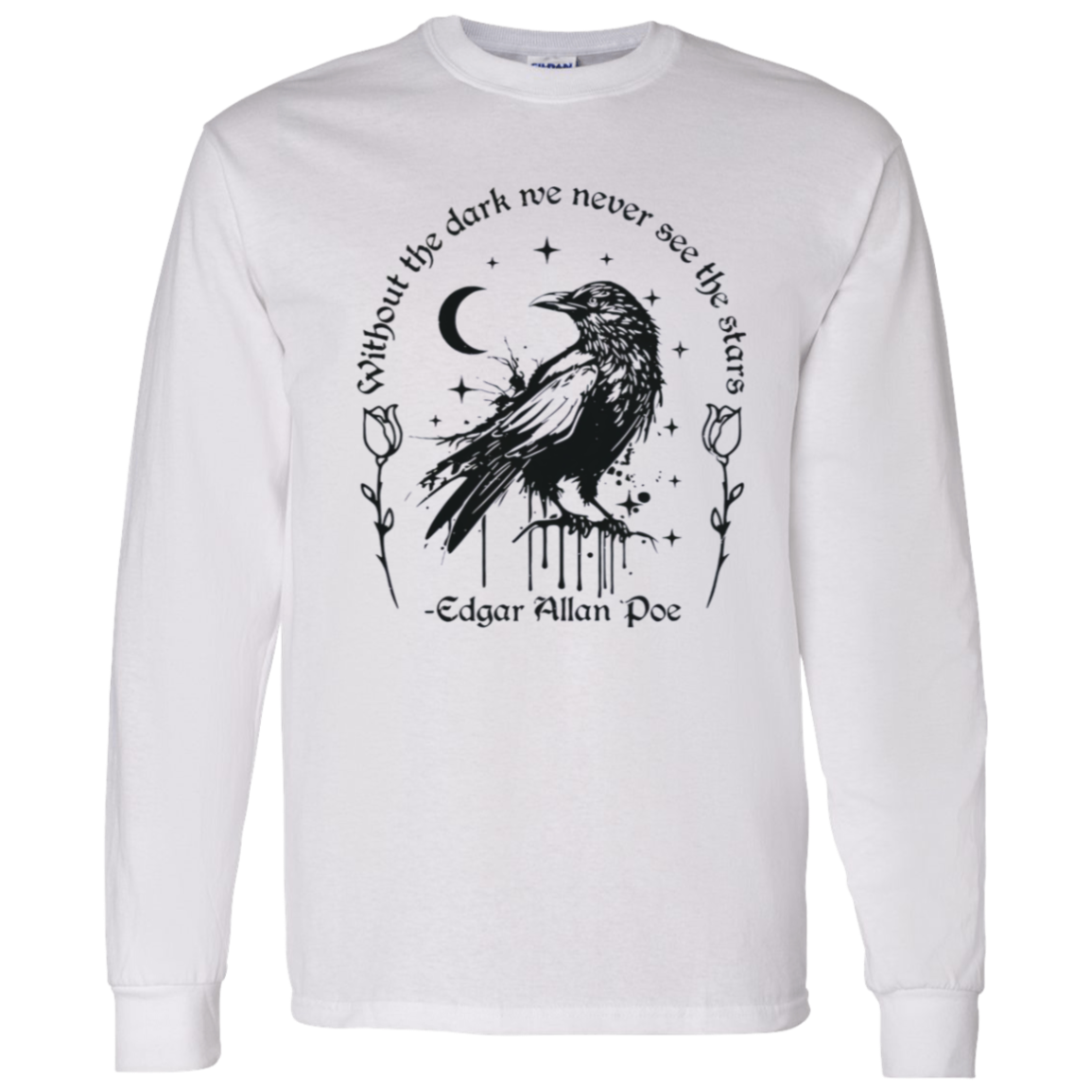 Without The Dark We Never See The Stars Teacher Vintage G540 LS T-Shirt 5.3 oz. - letter