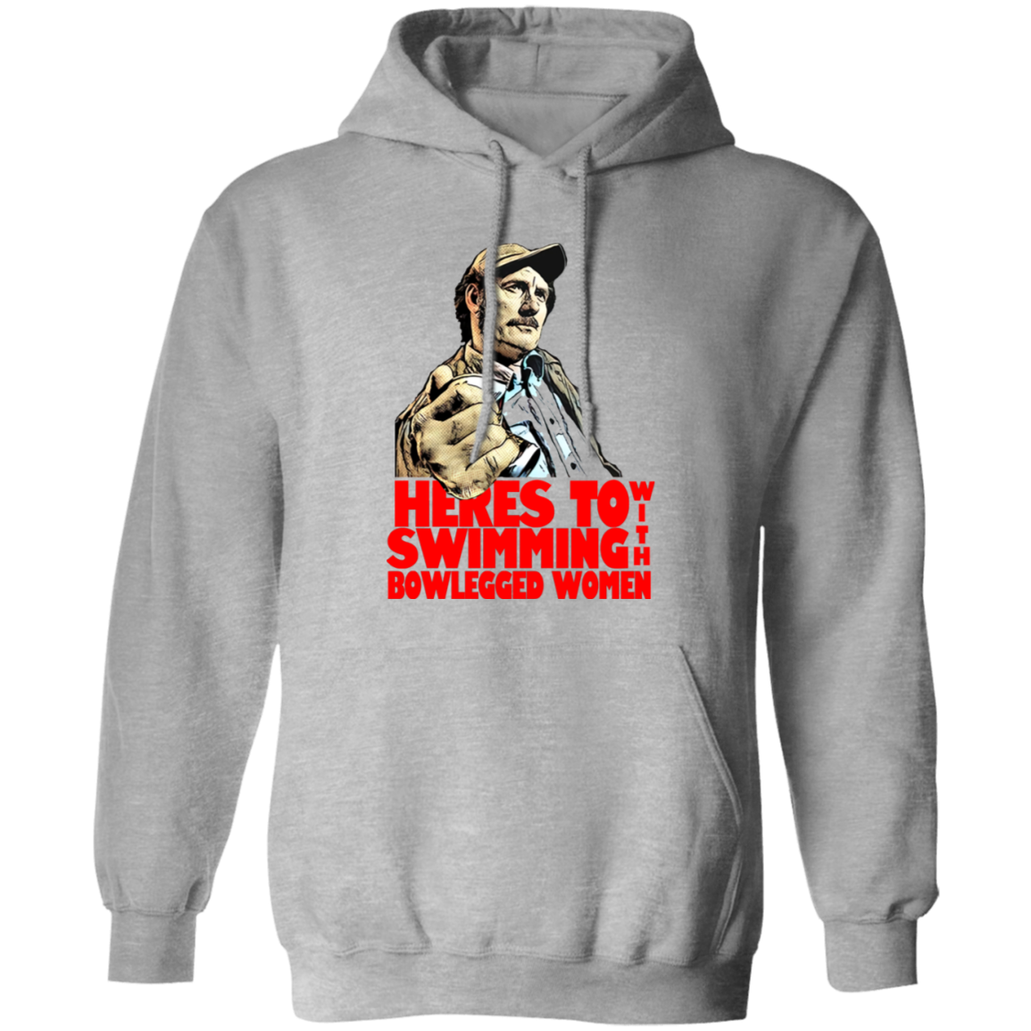 Quint Trending Quote Jaws Unisex Vintage Gildan Pullover Hoodie