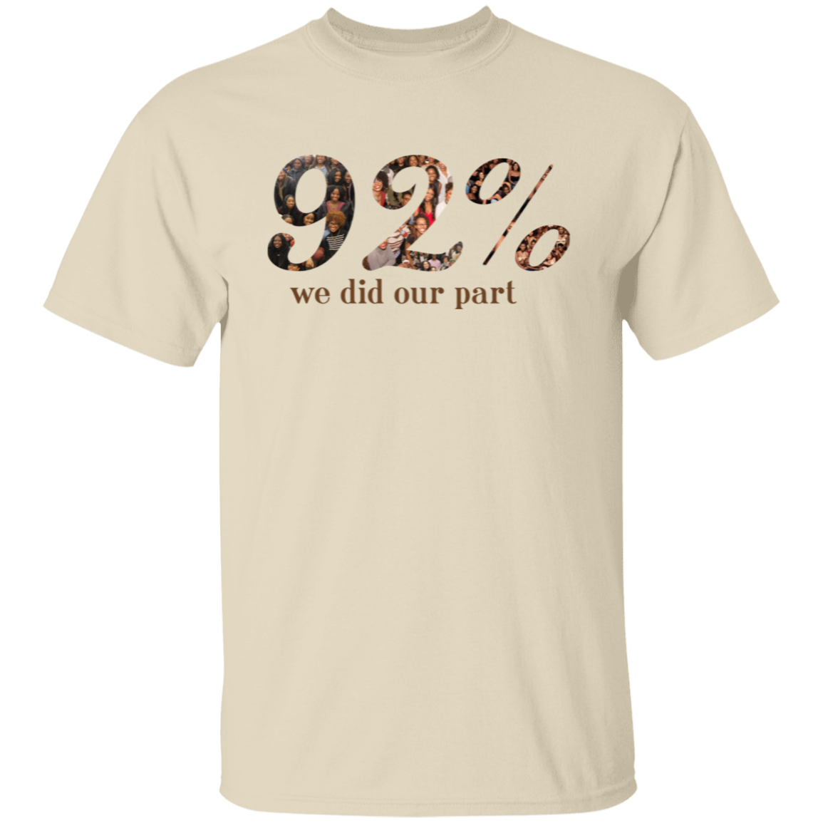 92 Percent Black Women Unisex T-Shirt - lucy - TS27112406