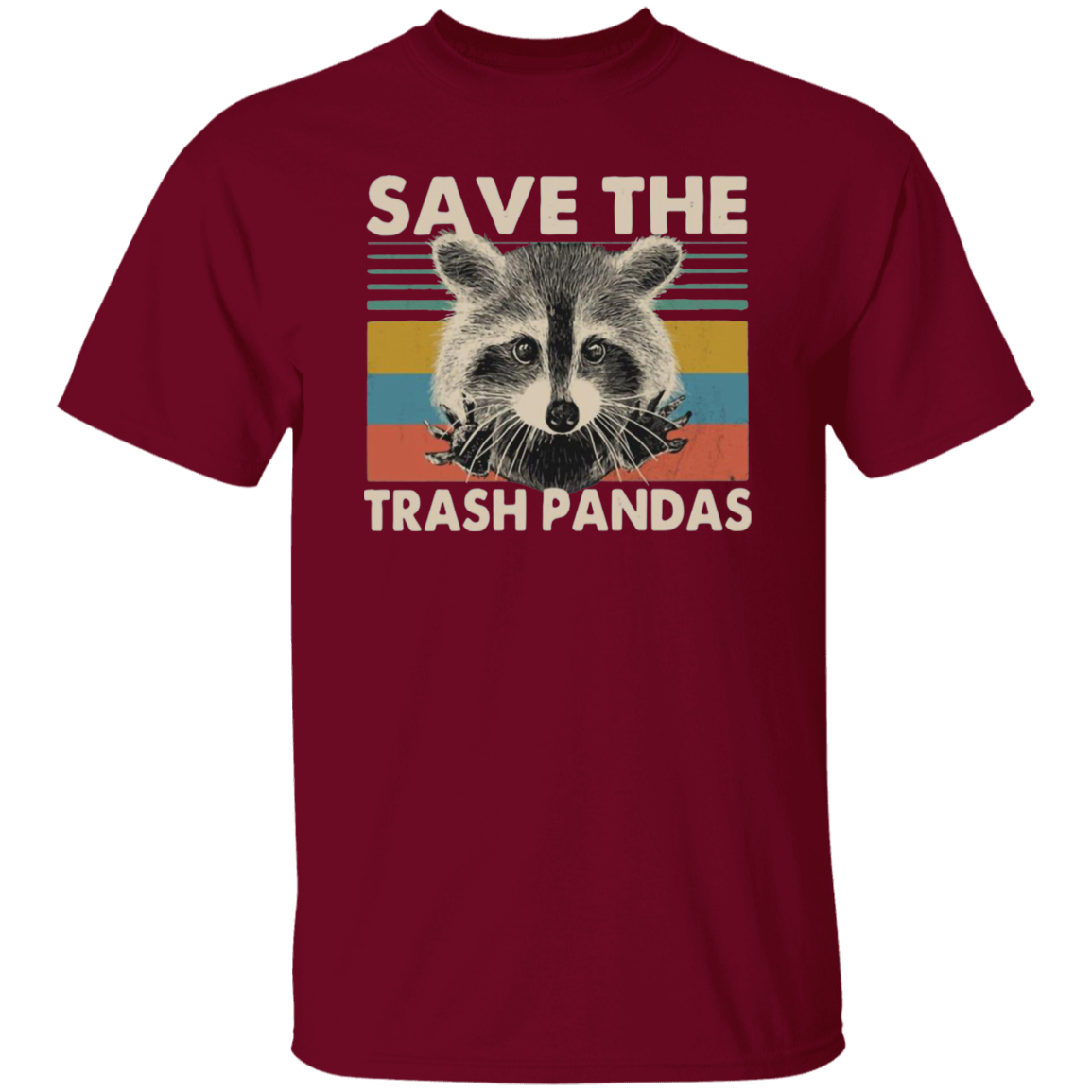 Raccoons Save The Trash Pandas Vintage T-Shirt, Raccoon Shirt, Racoon Shirt, Animal Lovers Shirt, Pet Lovers Shirt, Racoon Vintage Shirt G500 5.3 oz. T-Shirt