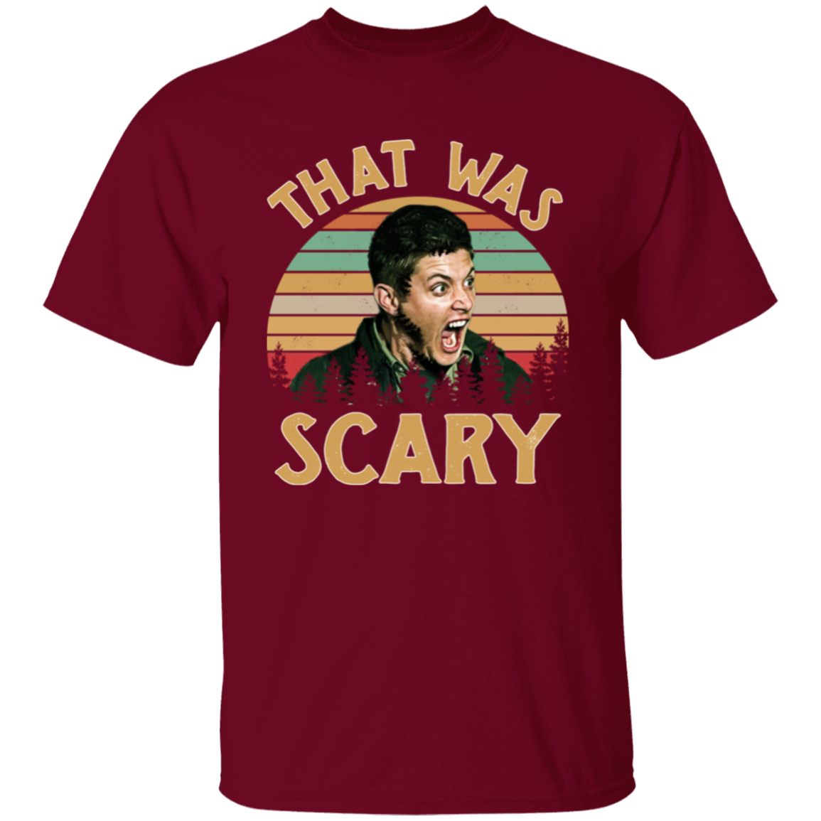 Dean Winchester Supernatural That Was Scary Funny Vintage Retro Unisex T-Shirt - lucy - 92252218