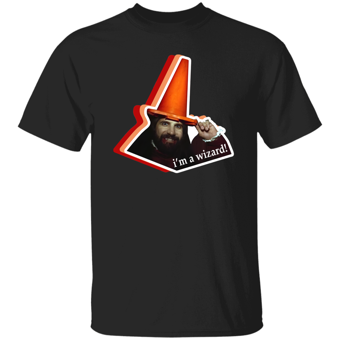 G500 5.3 oz. T-Shirt What We Do In The Shadows Behold It’s Nandor The Relentless Wizard Funny T-Shirt