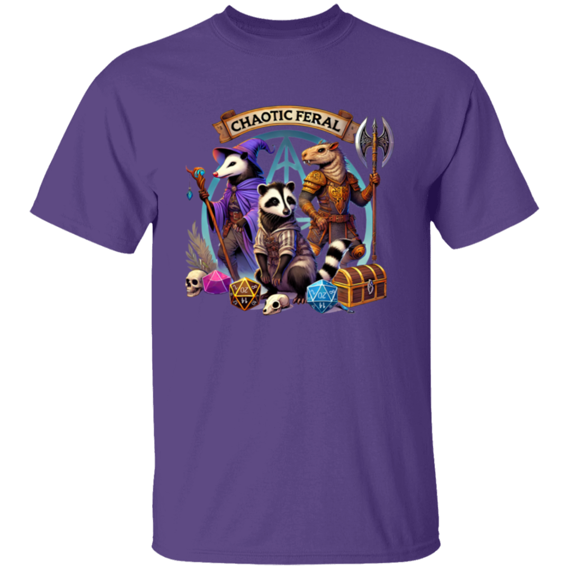 DND Alignment Chaotic Feral T-Shirt - ID27112409