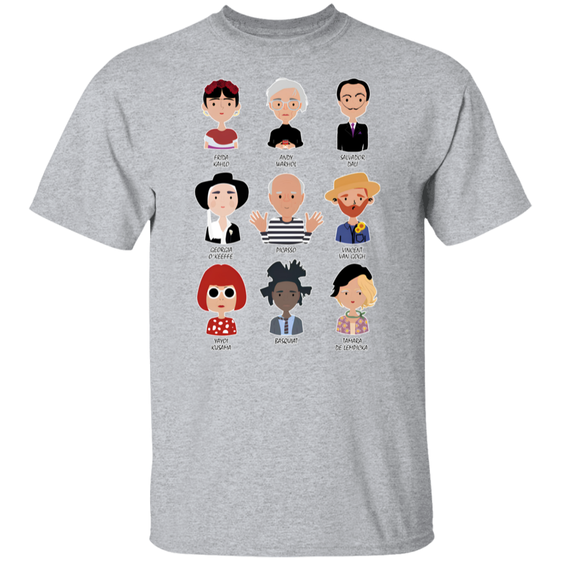 The Greatest Painters Of All Time Teacher Vintage Unisex T-Shirt - letter