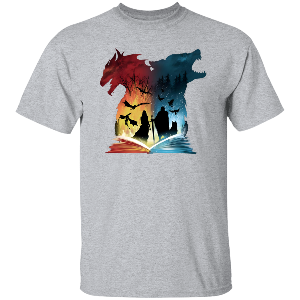 Games Of Thrones Jon Snow And Daenerys Vintage T-Shirt
