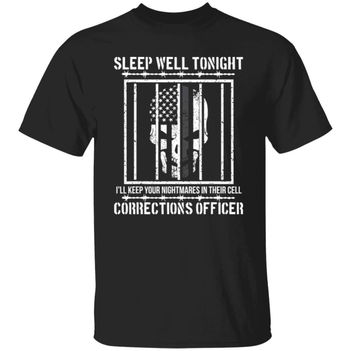 Sleep Well Tonight Skull Unisex T-Shirt - pelyn