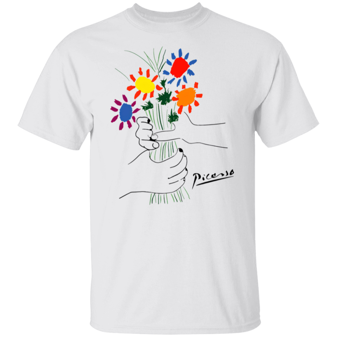 A Bouquet Of Flowers Teacher Vintage Unisex T-Shirt - letter