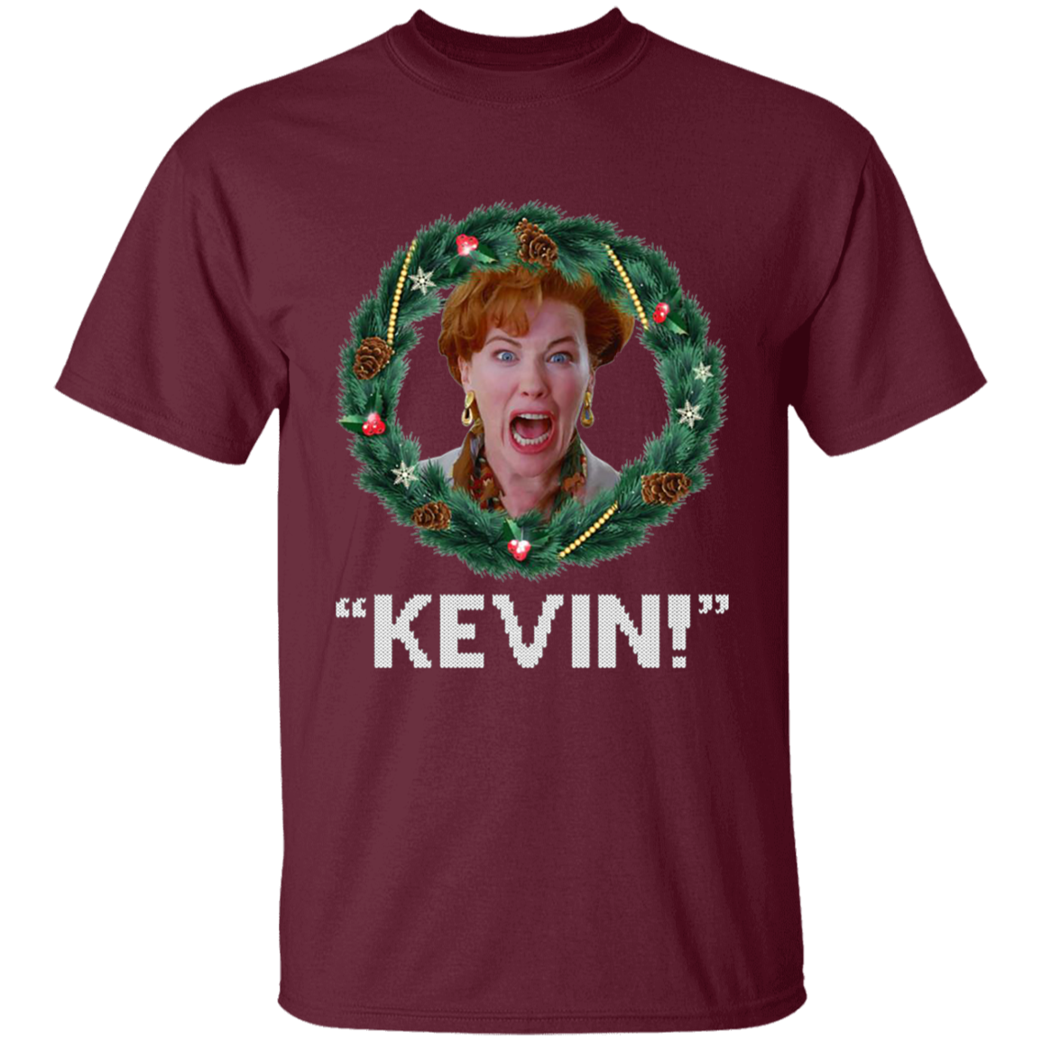 Kevin Home Alone Christmas Vintage T-Shirt, Home Alone Shirt, Comedy Movie Shirt, Christmas Shirt, Christmas Movie Shirt, Kevin ShirtG500B Youth 5.3 oz 100% Cotton T-Shirt