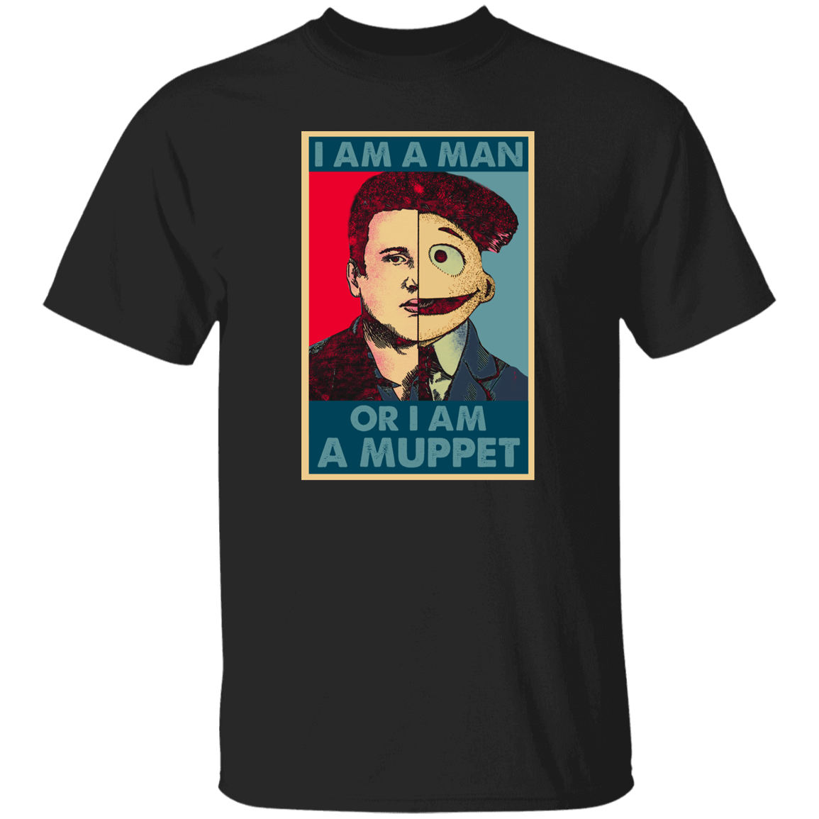 I Am A Man Or A Muppet Vintage T-Shirt