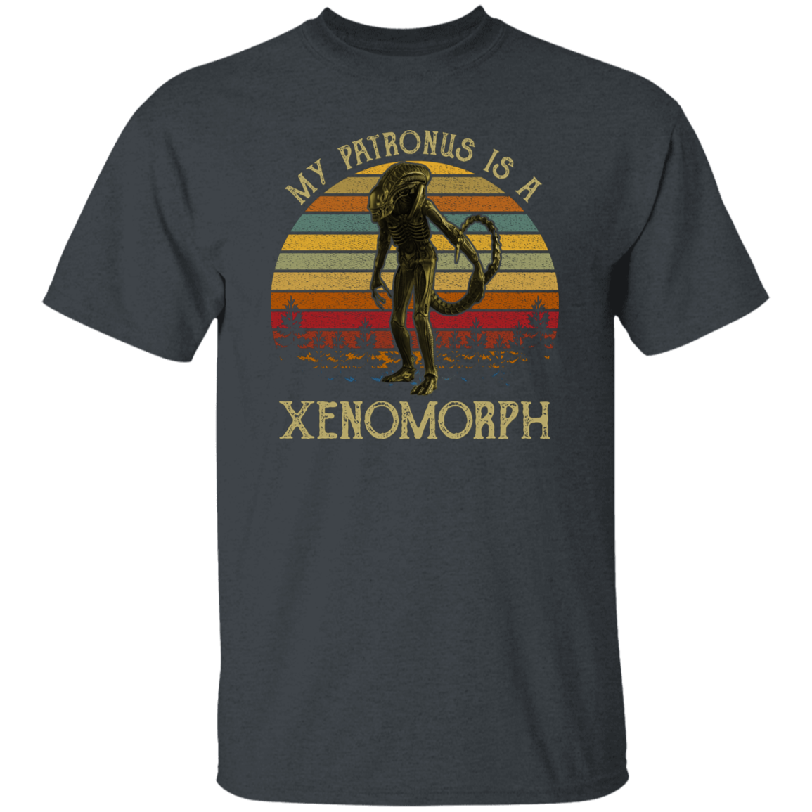 G500 5.3 oz. T-Shirt My Patronus is A Xenomorph Vintage T-shirt
