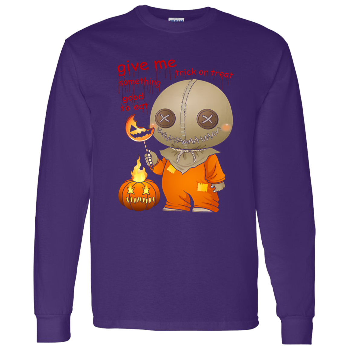 G540 LS T-Shirt 5.3 oz. Give Me Some Thing Good To Ear Sam Trick Or Treat Unisex T-Shirt