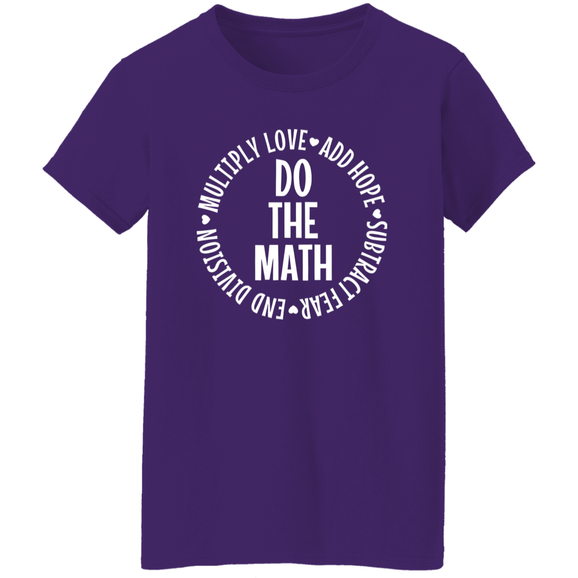 Do The Math Teacher Vintage T-Shirt - WOMAN