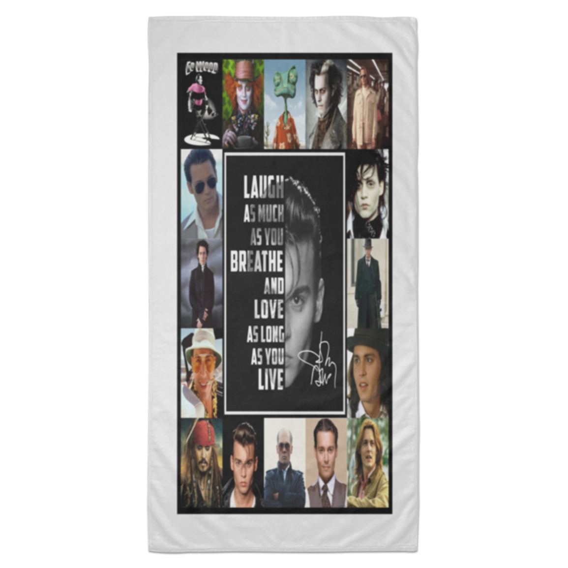 Movie Star Fleece Blanket, Premium Sherpa Blanket, Celebrity Blanket, Actor Blanket S6BETL Towel - 35x70