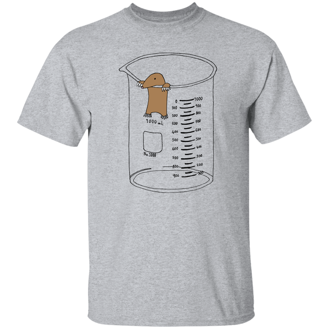 1MoLE Per Liter Science Teacher Vintage T-Shirt