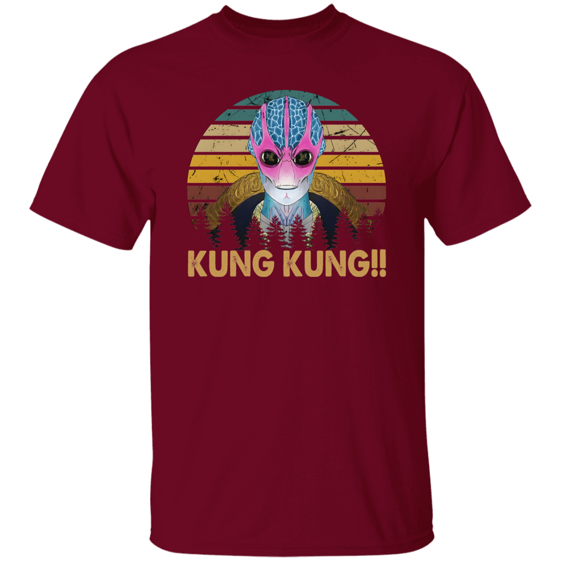 Vintage Kung Kung Resident Alien Design Vintage T-Shirt
