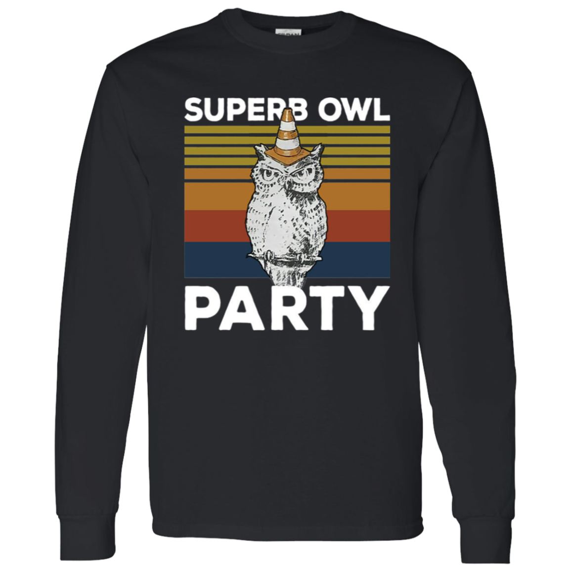 Superb Owl Party Vampire What We Do in The Shadow Vintage G540 LS T-Shirt 5.3 oz. - lucy - 95506043