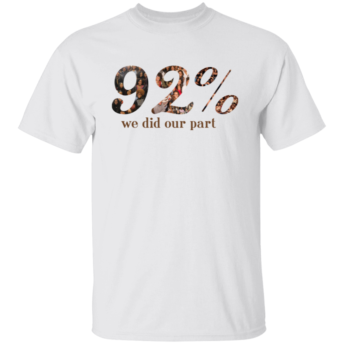 92 Percent Black Women Unisex T-Shirt - lucy - TS27112406