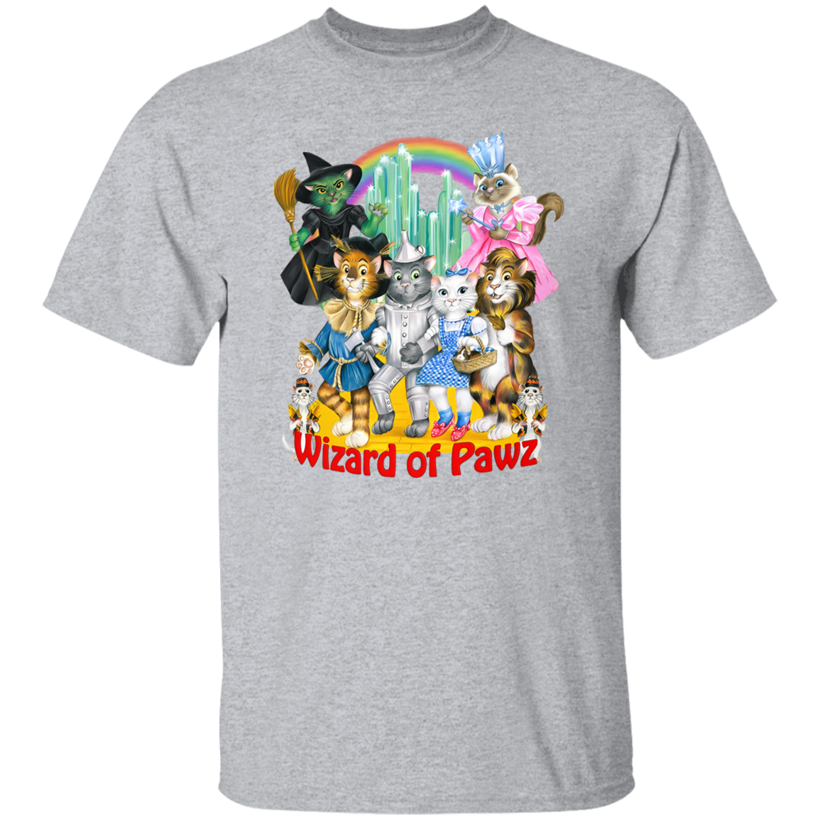 G500 5.3 oz. T-Shirt Wizard Of Paws Vintage T-Shirt