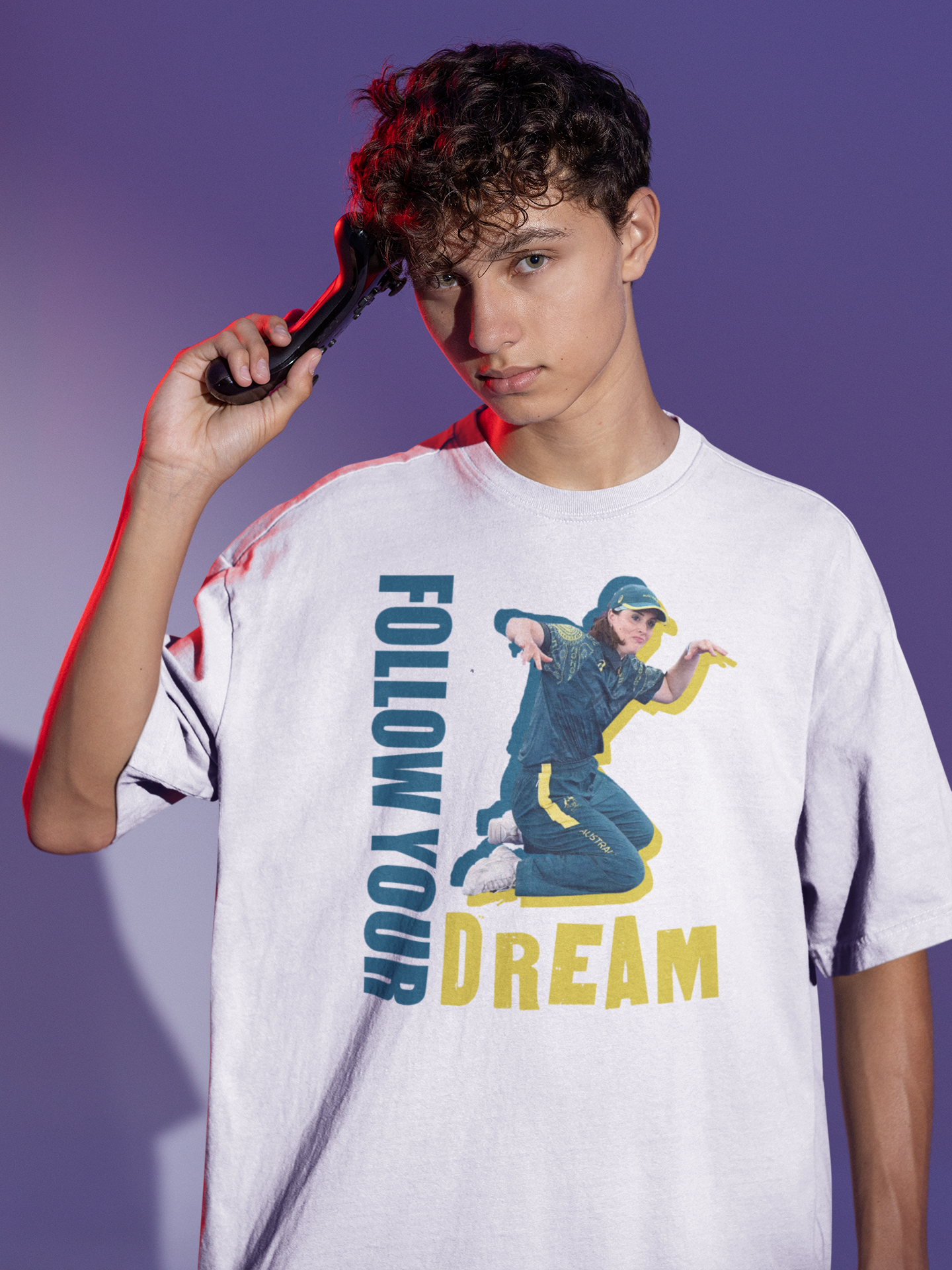 Follow Your Dream Raygun Vintage T-Shirt