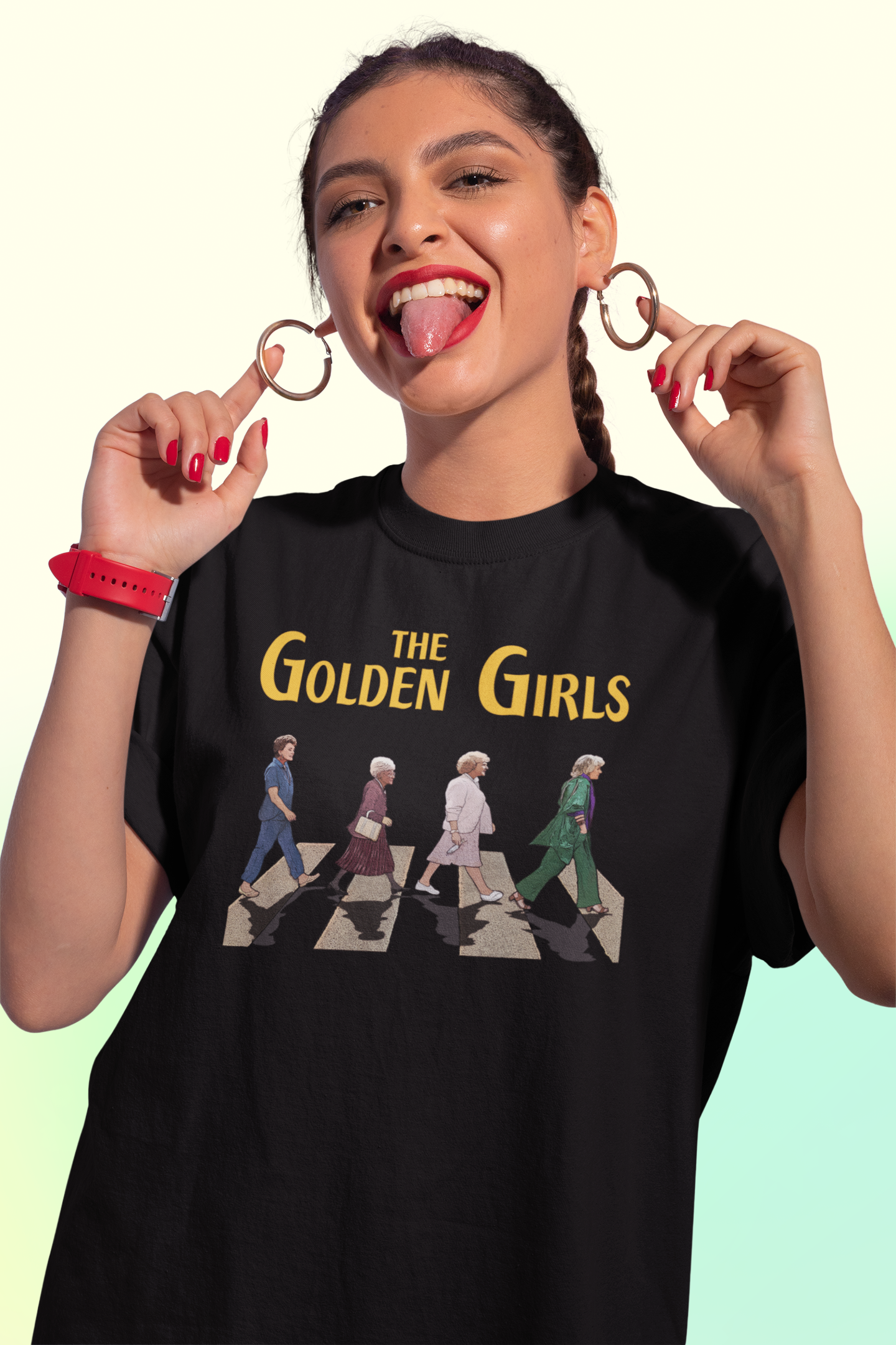Golden Girls Crossing Road T-shirt