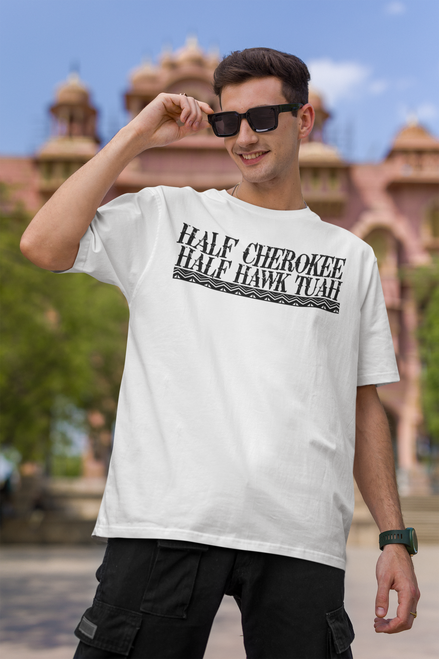 Half Cherokee Half Hawk Tuah Shirt