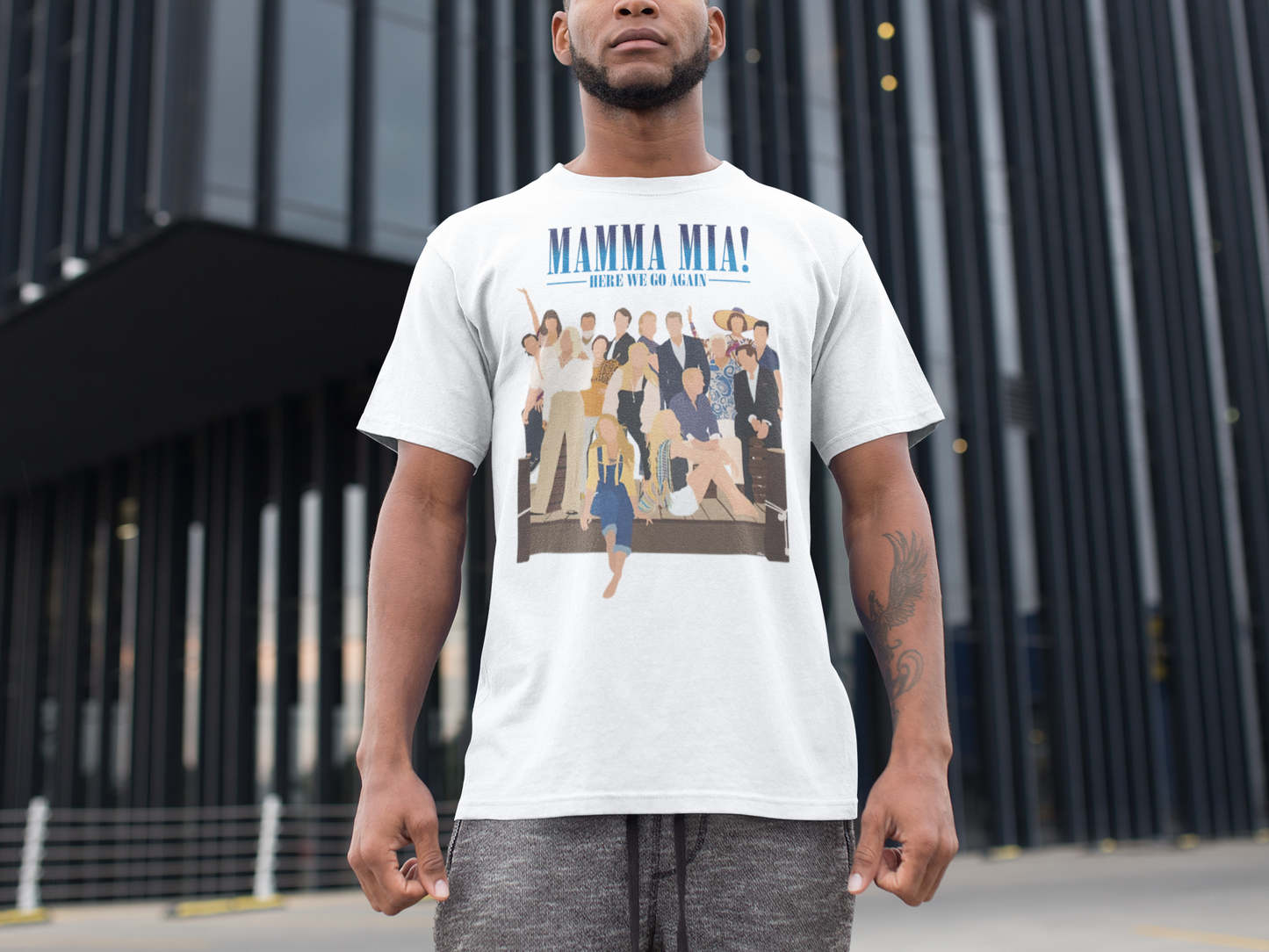 Here We Go Again Mamma Mia Unisex Vintage T-Shirt