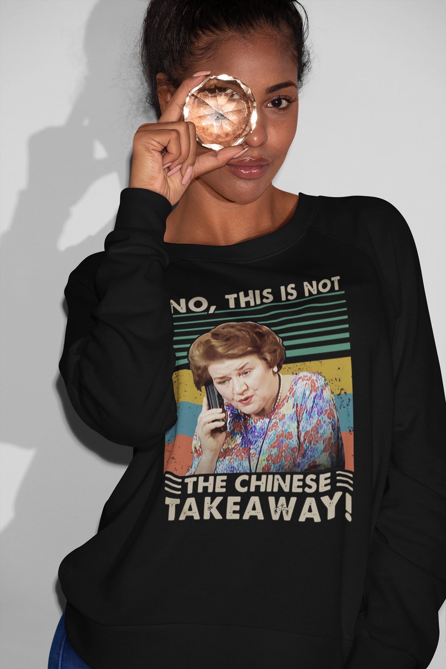 Hyacinth Bucket No This Is Not The Chinese Takeaway Funny Vintage T-Shirt