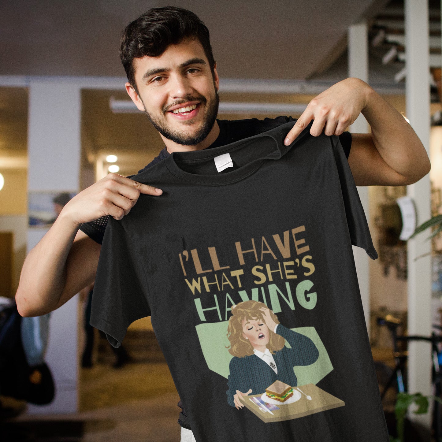 I’ll Have What She’s Having When Harry Met Sally Unisex T-Shirt