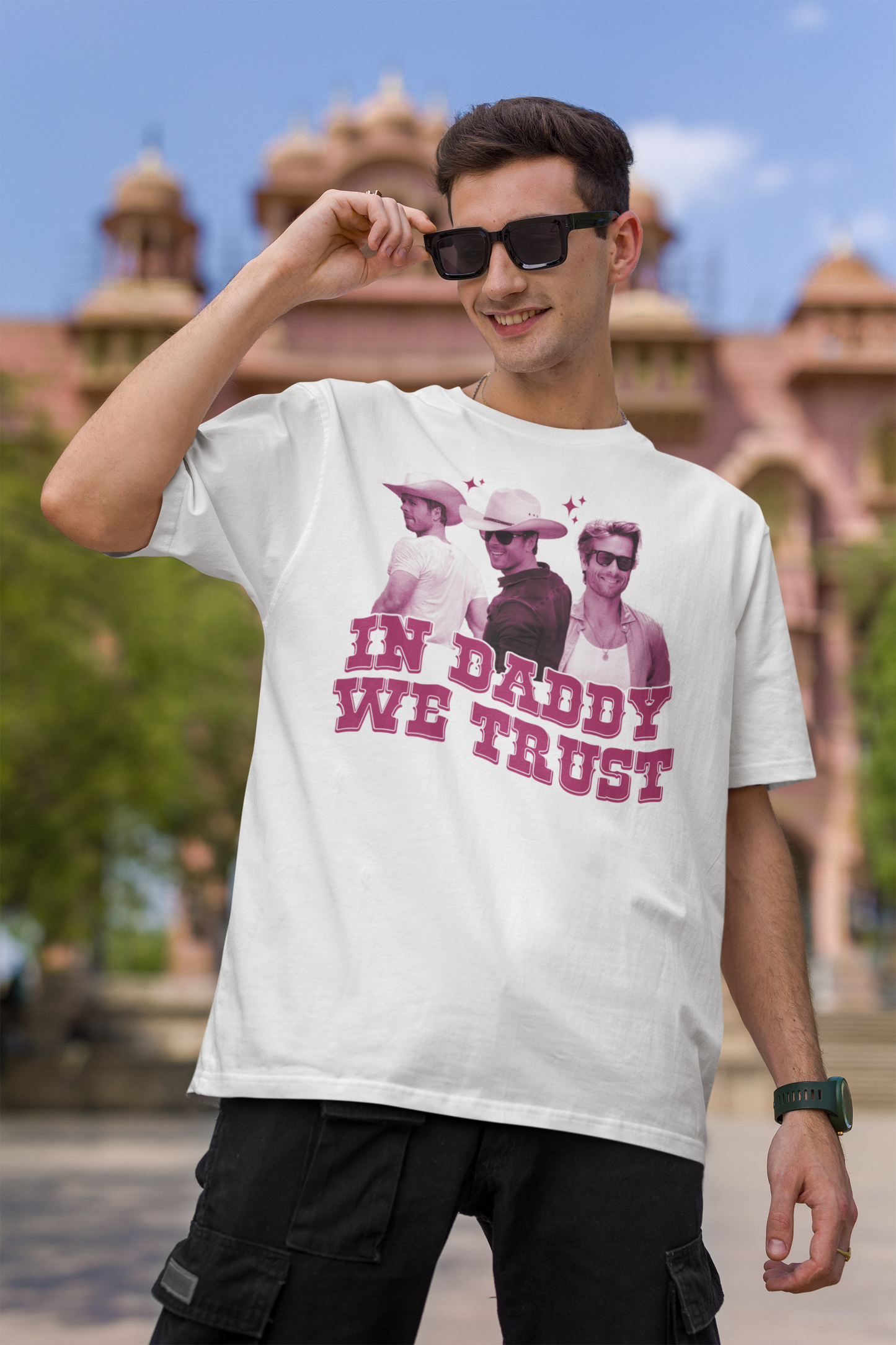 In Daddy We Trust Glen Powell Vintage T-Shirt