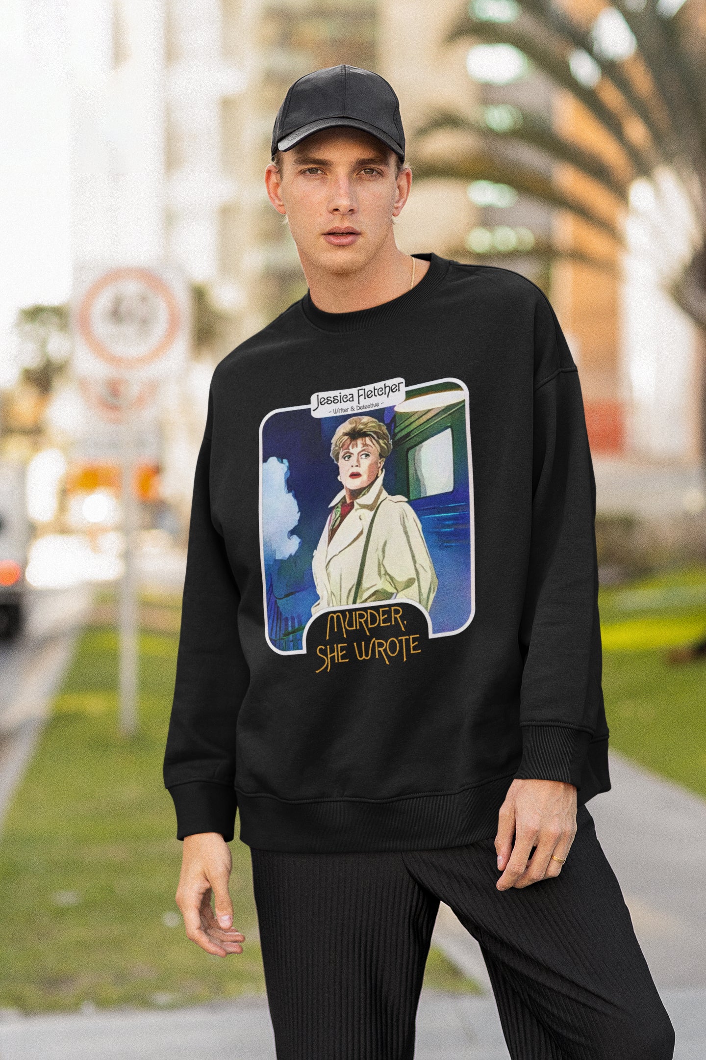 Murder She Wrote Fletcher Trading Angela Lansbury Vintage Retro T-Shirt