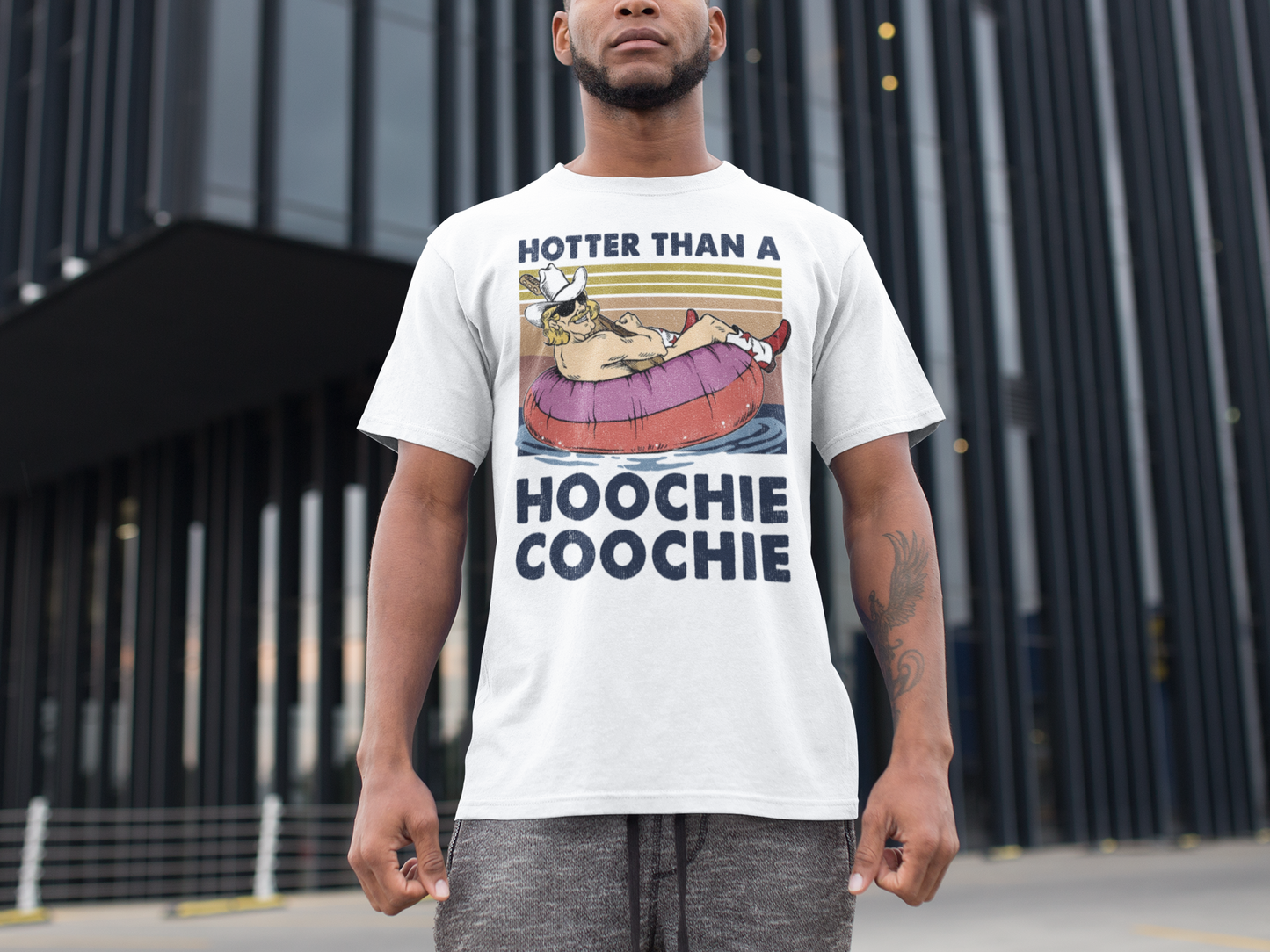 Official Hotter Than A Hoochie Coochie Vintage T-Shirt