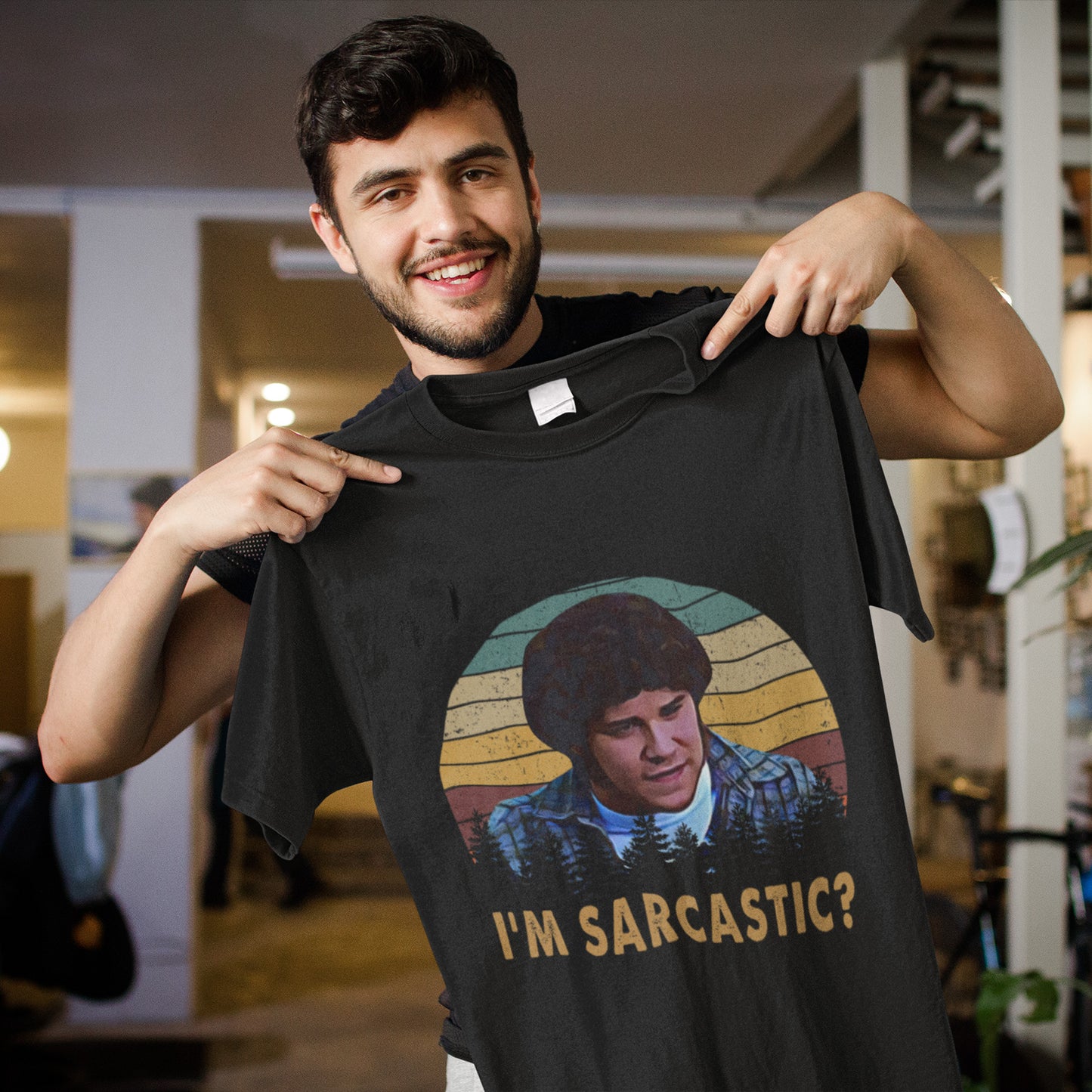 Retro I Am Sarcastic Freaks And Geeks Unisex T-Shirt