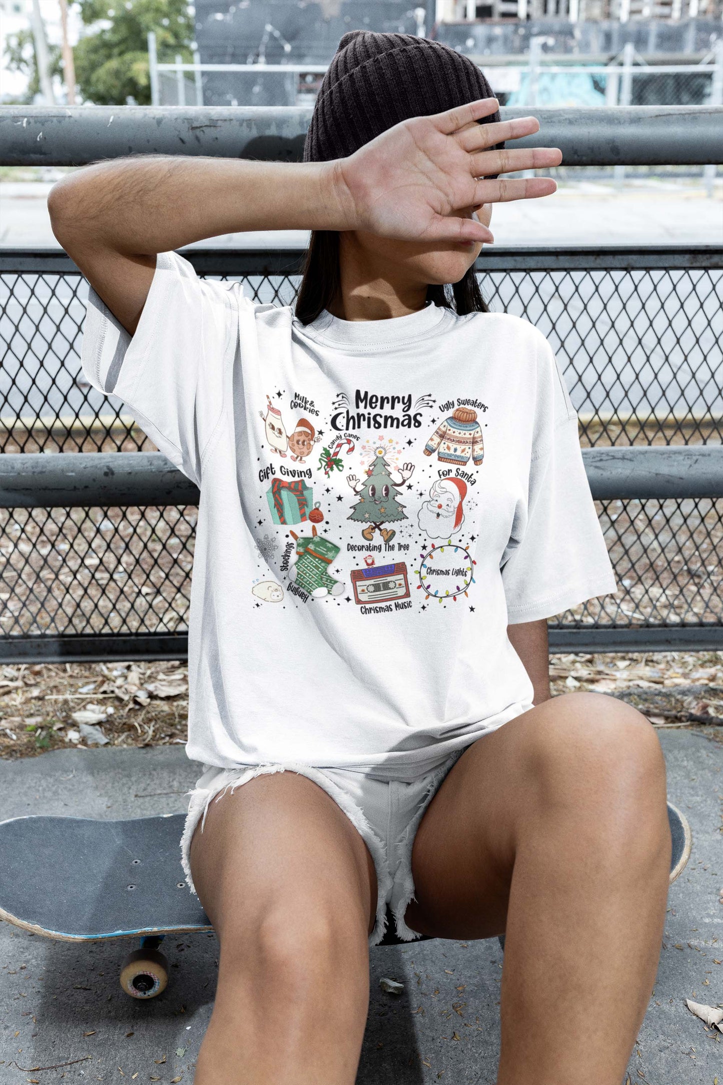 Retro Merry Christmas T-Shirt - ID01102405