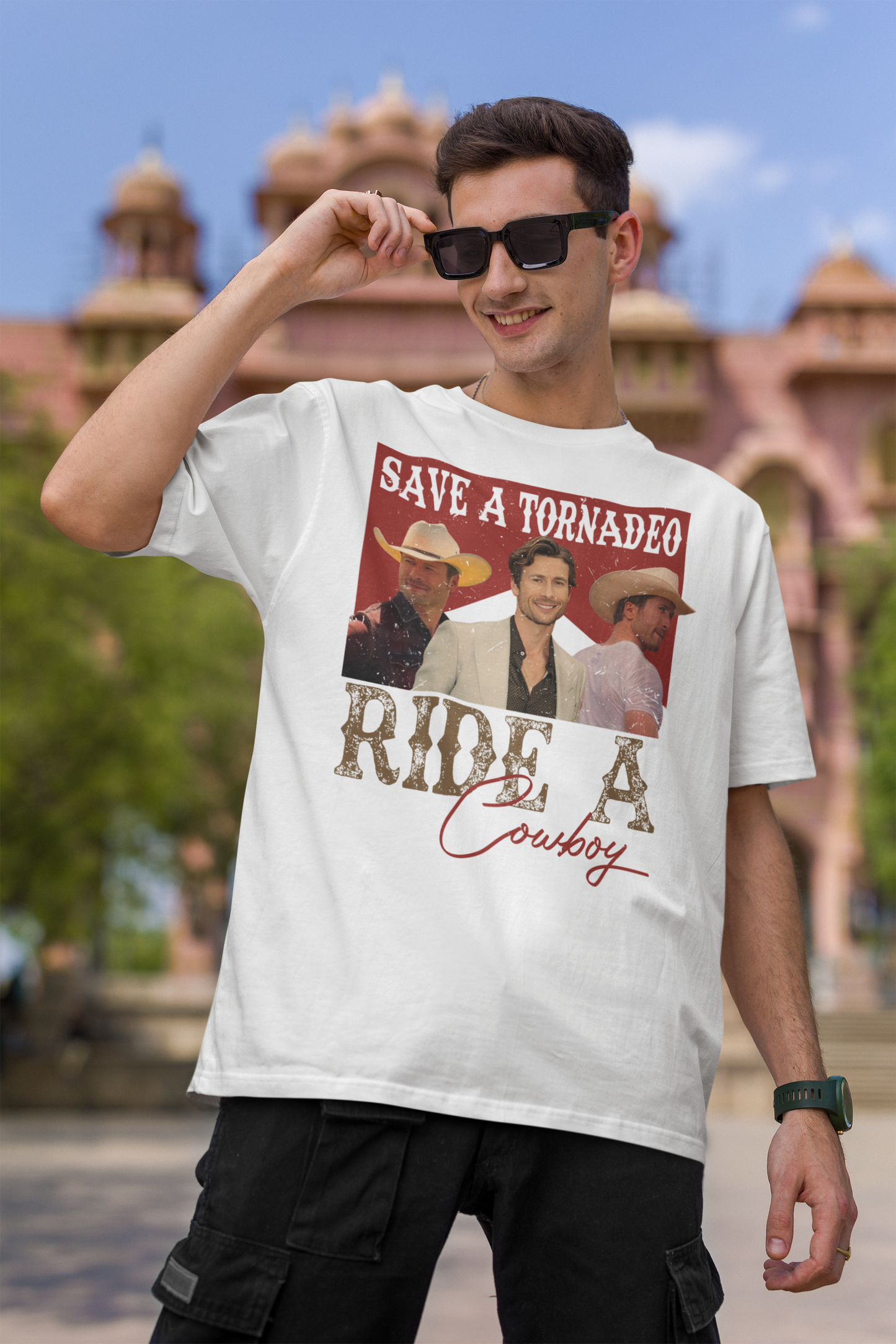 Save a Tornadeo Ride a Cowboy Vintage