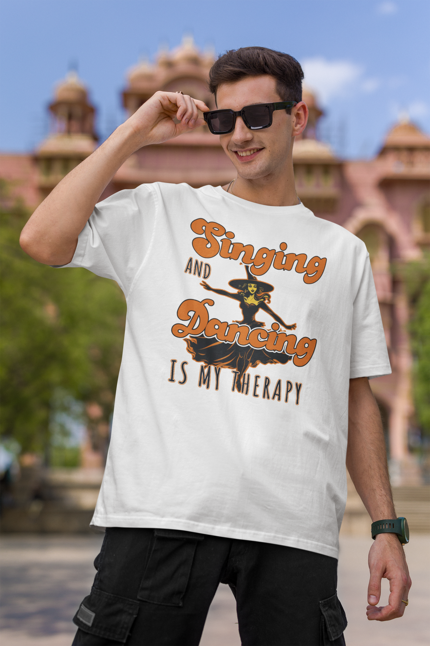 Singing And Dancing Is My Therapy Vintage T-Shirt