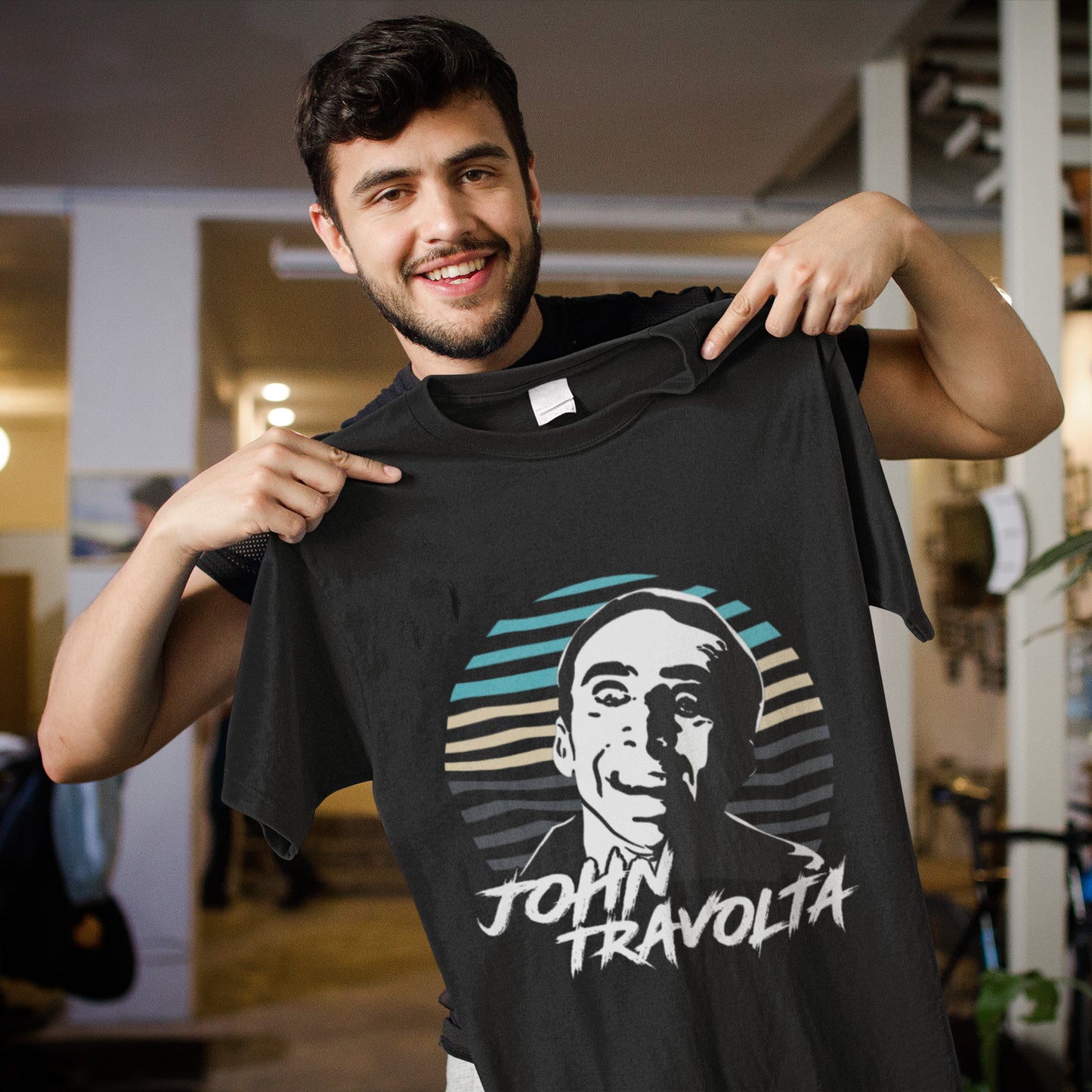 Vintage John Travolta Nicolas Cage The Adam Project T-Shirt