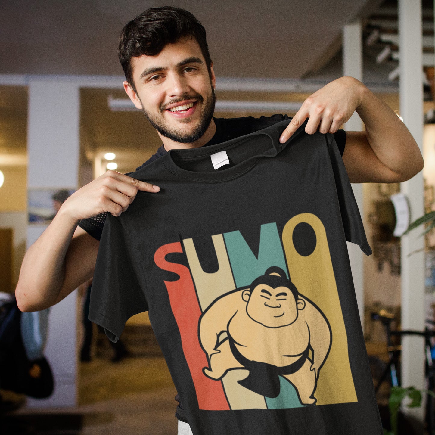 Vintage Sumo Wrestling Japanese Culture Sport Gift Unisex T-Shirt