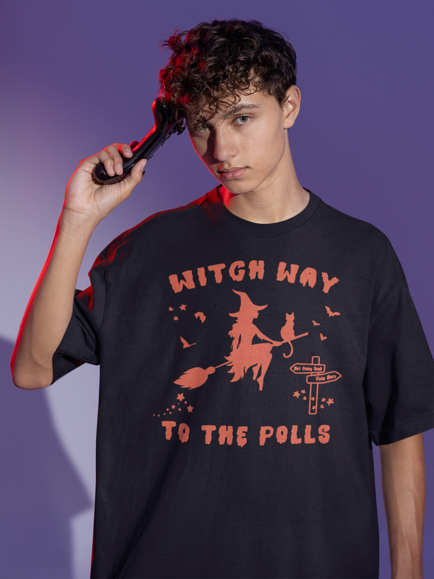 Witch Way To The Polls Vintage T-Shirt