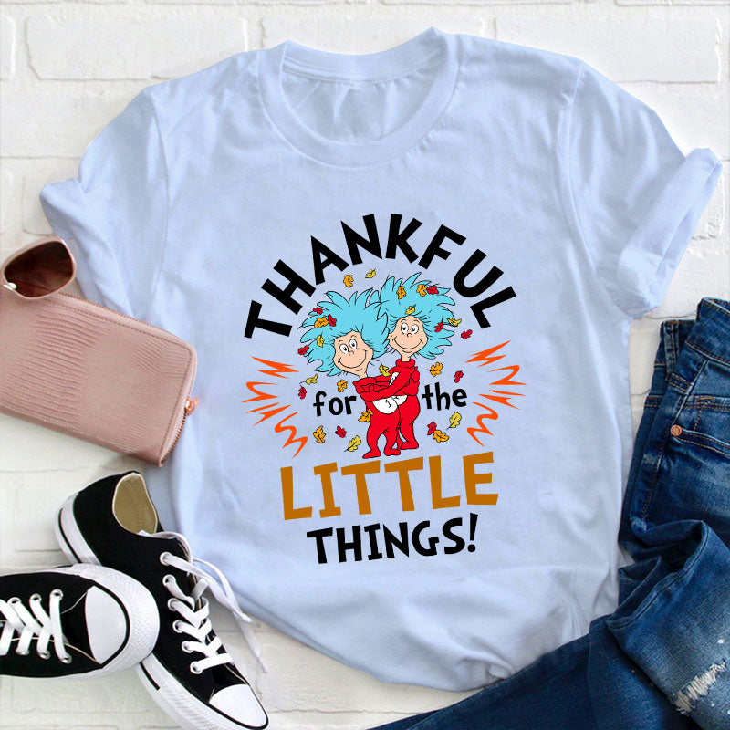 Thankful for the Little Things Dr. Seuss-Inspired Tee with Thing 1 and Thing 2