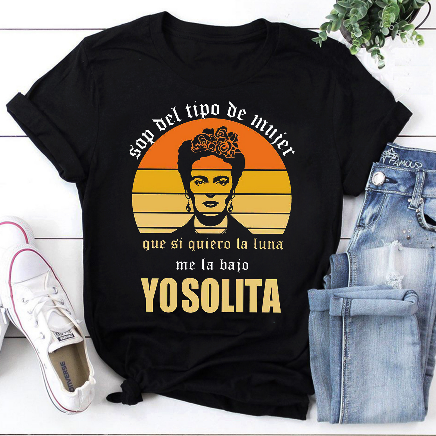Soy Del Tipo De Mujer Frida Kahlo Quote Spanish Graphic Tee
