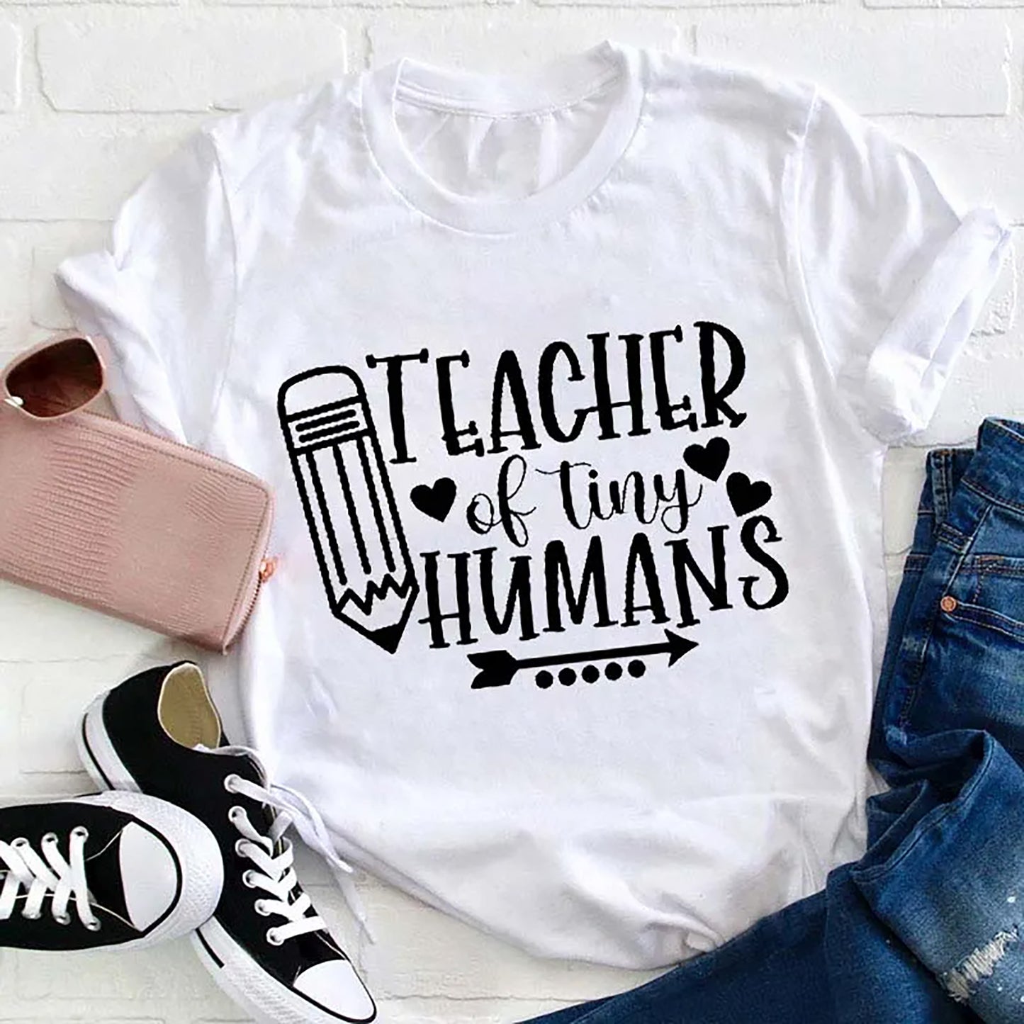 Teacher of Tiny Humans T-Shirt - Cute Teacher Gift Tee