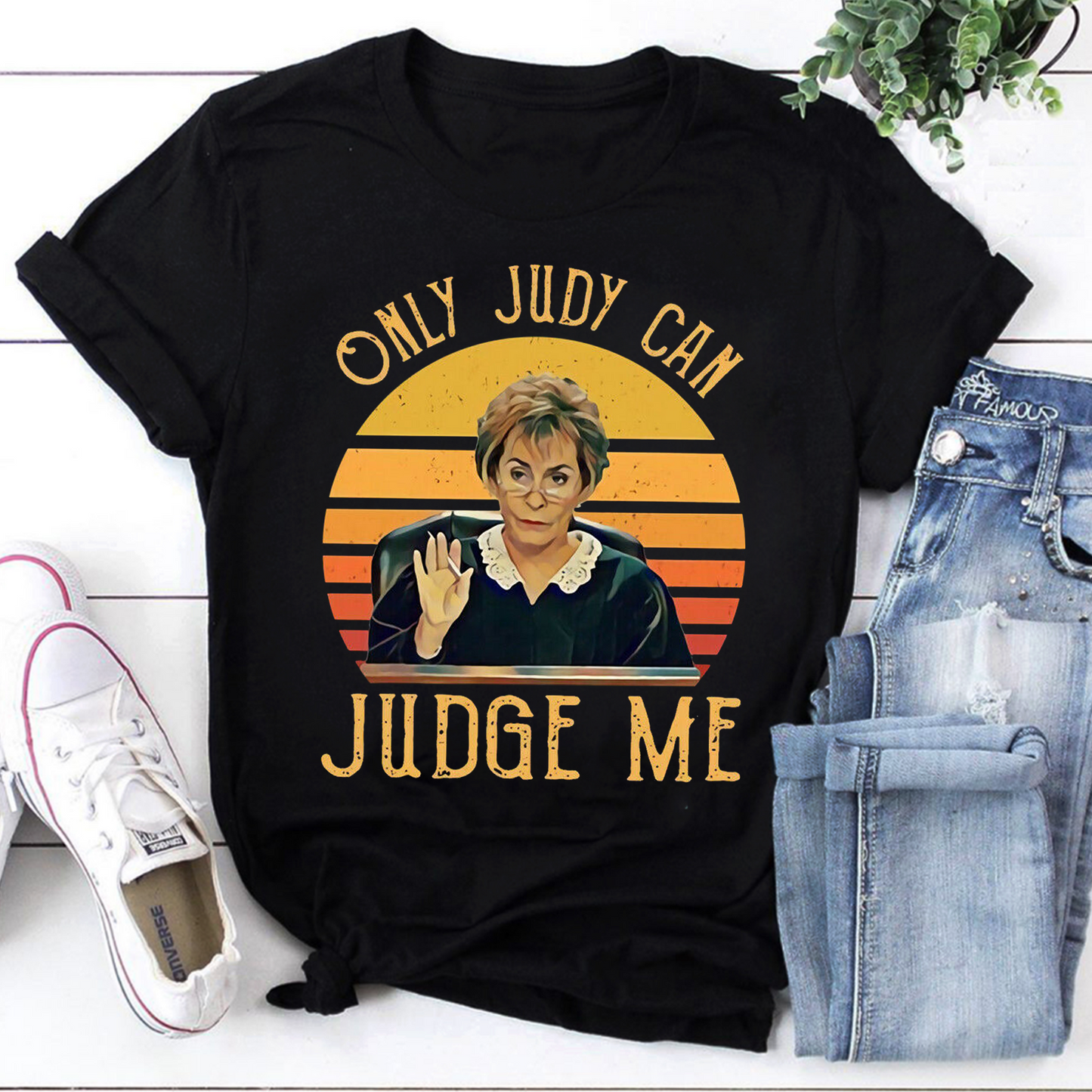 Only Judy Can Judge Me Retro Judge Judy T-Shirt