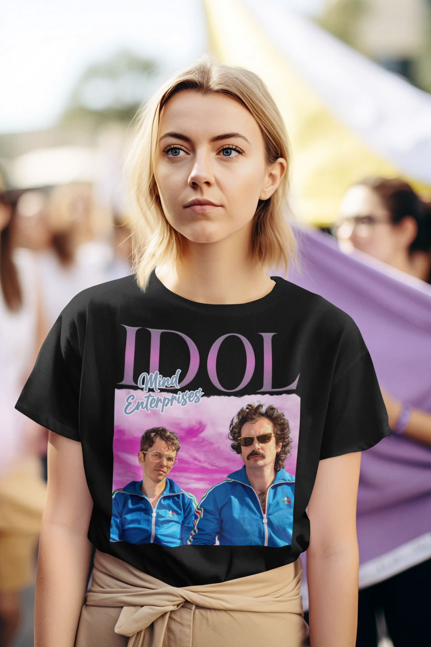 IDOL Mind Enterprises Vintage Style T-Shirt - Funny Fan Pop Culture Tee